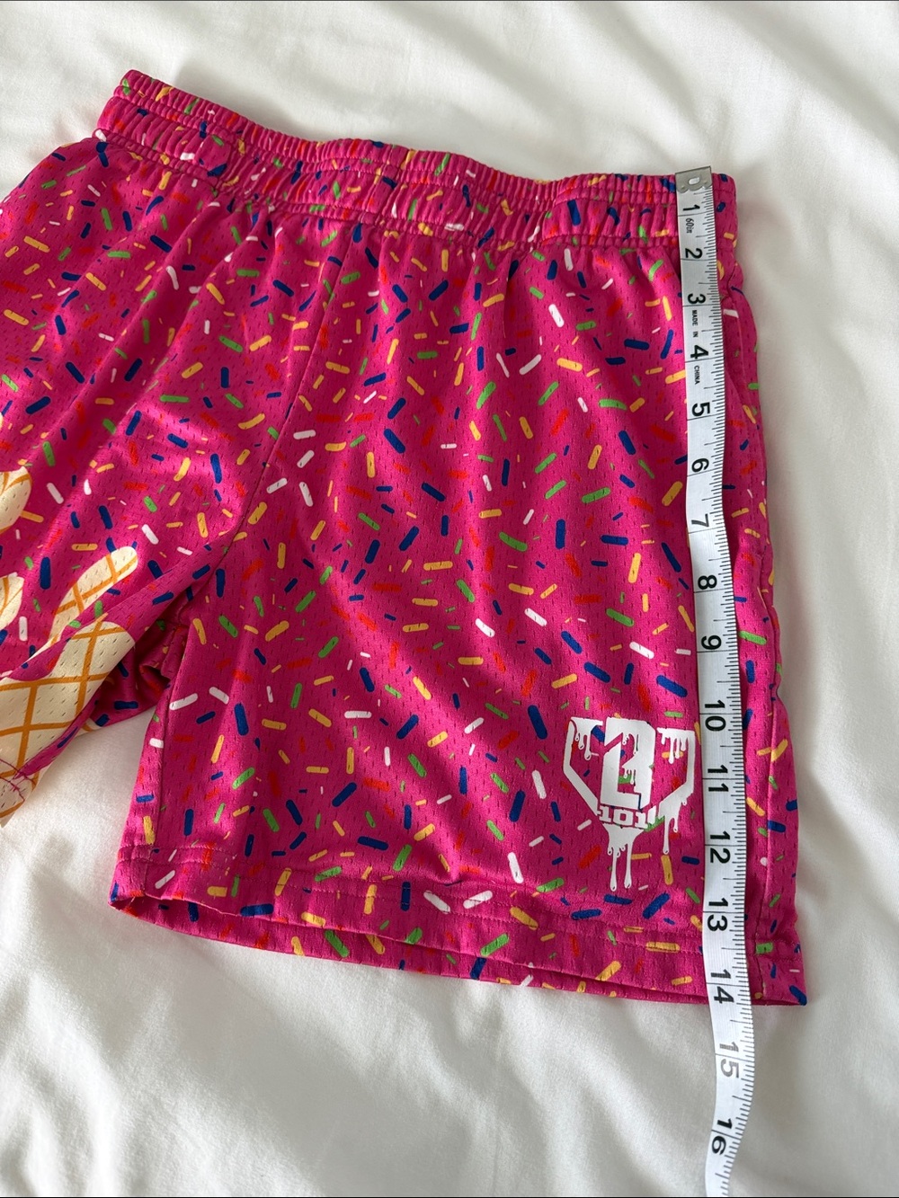Baseball Lifestyle 101 Youth Ice Cream Shorts 5 In Pink Youth XL - Picture 11 of 12